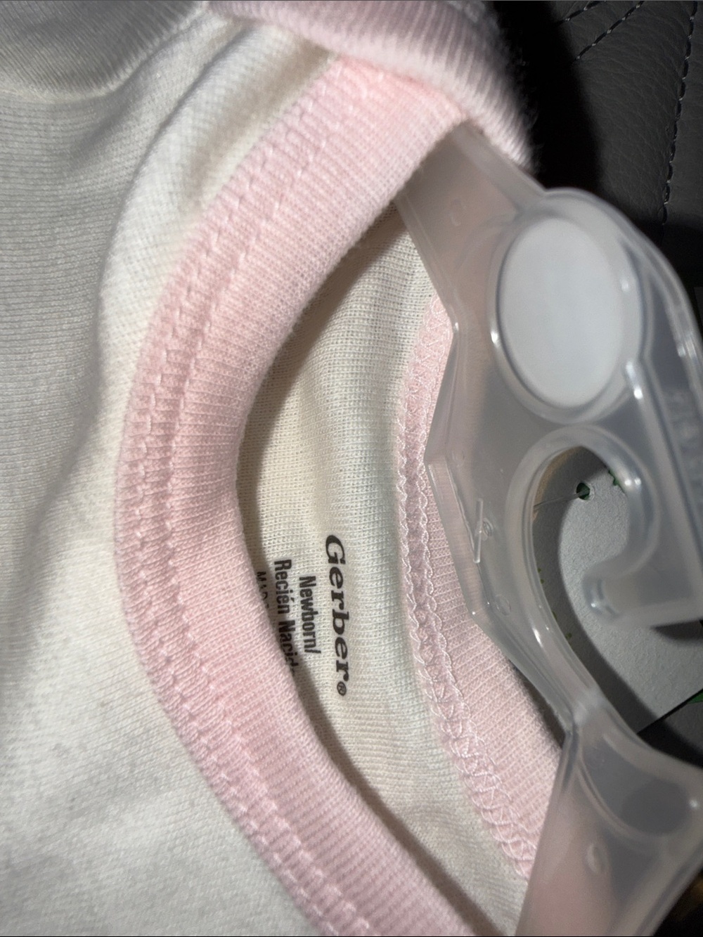 Gerber White and Pink Tutu Bodysuit with 'Sparkle' Graphic - Picture 4 of 4